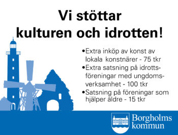 'Stöd till konstnärer och föreningslivet' bild