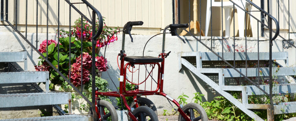 Bild på rollator