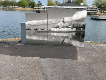 'Bilder som visar historiska Borgholm' bild